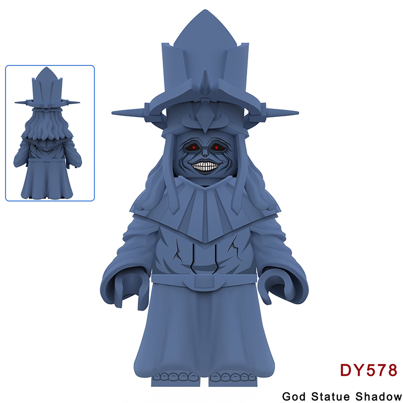 Game Anime Solo Leveling Statue of God Minifigs Shadow Solider Xiaoyu Building Block Anime Collectible Model Gift Fans Toys Compatible DY577-583