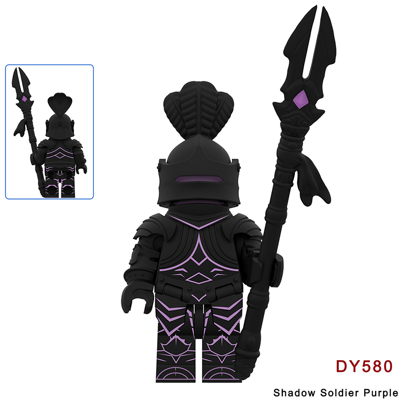 Game Anime Solo Leveling Statue of God Minifigs Shadow Solider Xiaoyu Building Block Anime Collectible Model Gift Fans Toys Compatible DY577-583