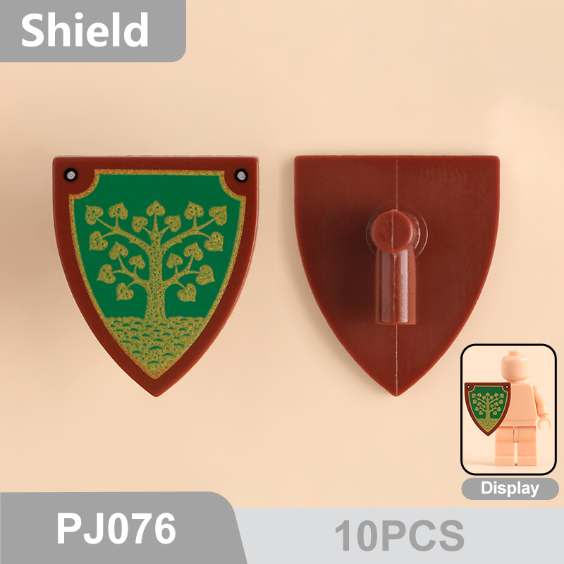 Medieval Knight Shield Building Blocks Minifigs Accessories Custom Heraldic Castle Warrior Armor Pack Ccis4lore Collection Toys Gifts PJ076-80