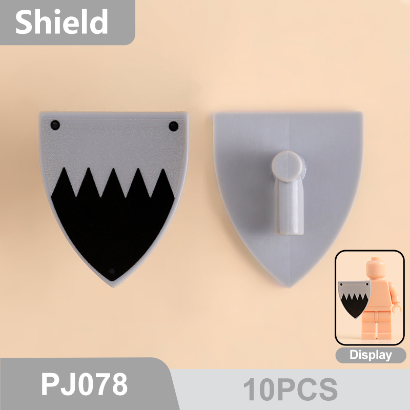 Medieval Knight Shield Building Blocks Minifigs Accessories Custom Heraldic Castle Warrior Armor Pack Ccis4lore Collection Toys Gifts PJ076-80