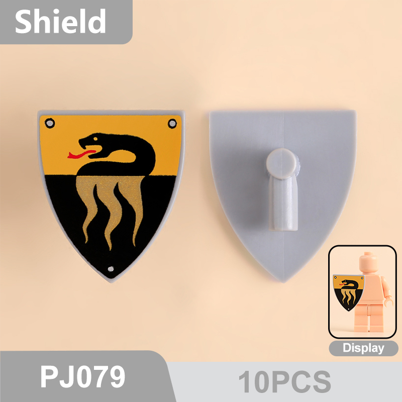 Medieval Knight Shield Building Blocks Minifigs Accessories Custom Heraldic Castle Warrior Armor Pack Ccis4lore Collection Toys Gifts PJ076-80