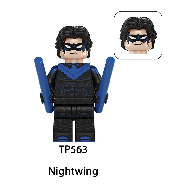 Superhero Team Teen Titans Minifigs Building Block DC Comics Speedy Bumblebee Terra Flash Minifigs Cyborg Collection Toys Gifts TP1069