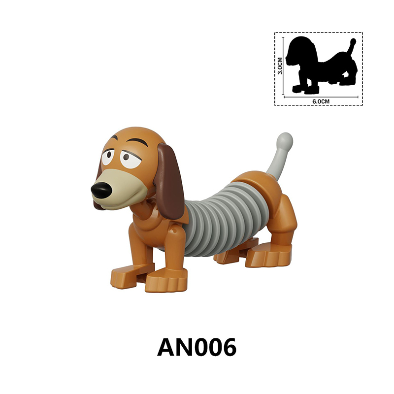 Disney Cartoon Toy Story Minifigs Lotso Huggin' Bear Building Blocks Bear Horse Dog Octopus Robot Compatible Brick Toys Children Gifts AN004-008