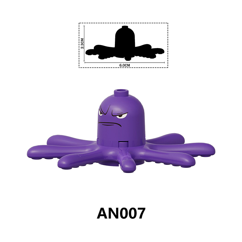 Disney Cartoon Toy Story Minifigs Lotso Huggin' Bear Building Blocks Bear Horse Dog Octopus Robot Compatible Brick Toys Children Gifts AN004-008