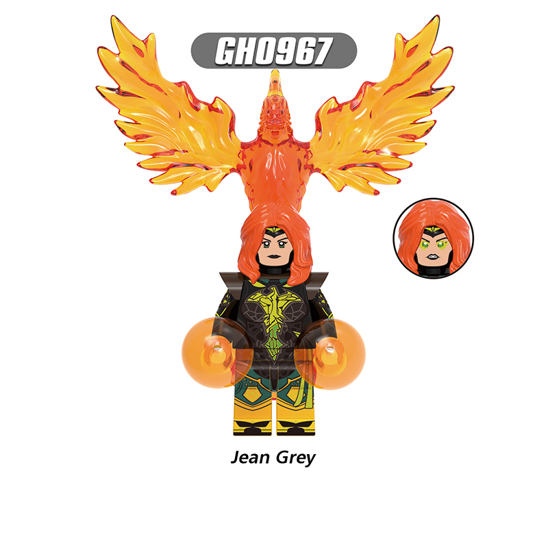 Marvel Superhero Wolverine Magneto Minifigs Building Block DC Comics White Queen Storm Compatible Toy Fans Gifts G0224