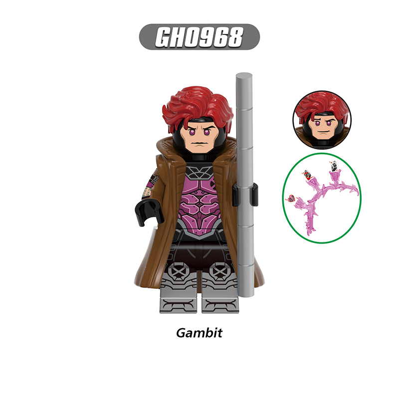 Marvel Superhero Wolverine Magneto Minifigs Building Block DC Comics White Queen Storm Compatible Toy Fans Gifts G0224