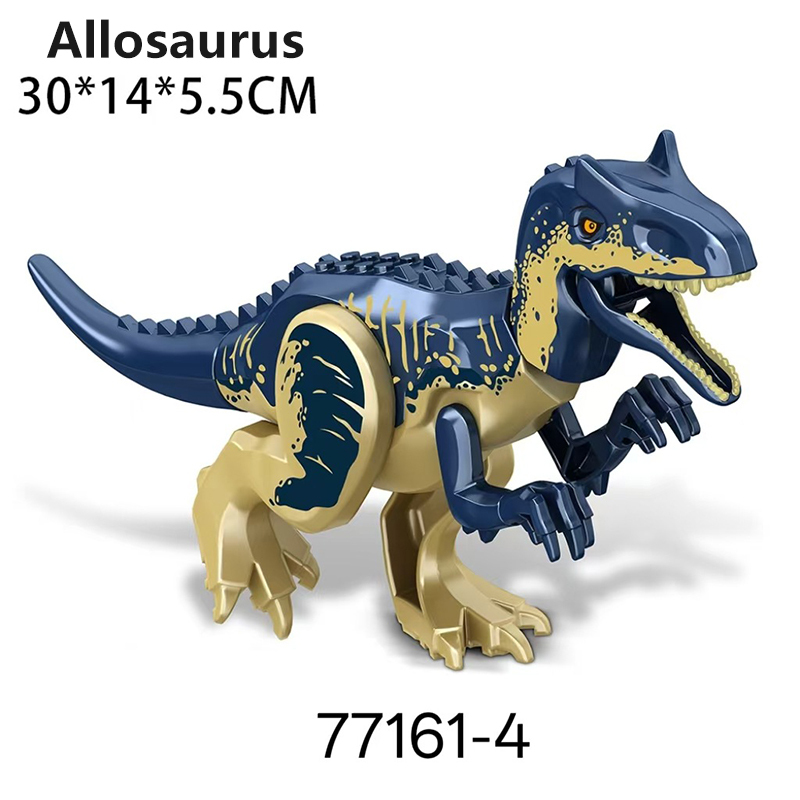 Jurassic World Large Tyrannosaurus Rex Dinosaur Building Blocks T Rex Assembly  Educational STEM Children Gifts Toys 77110-7 77161