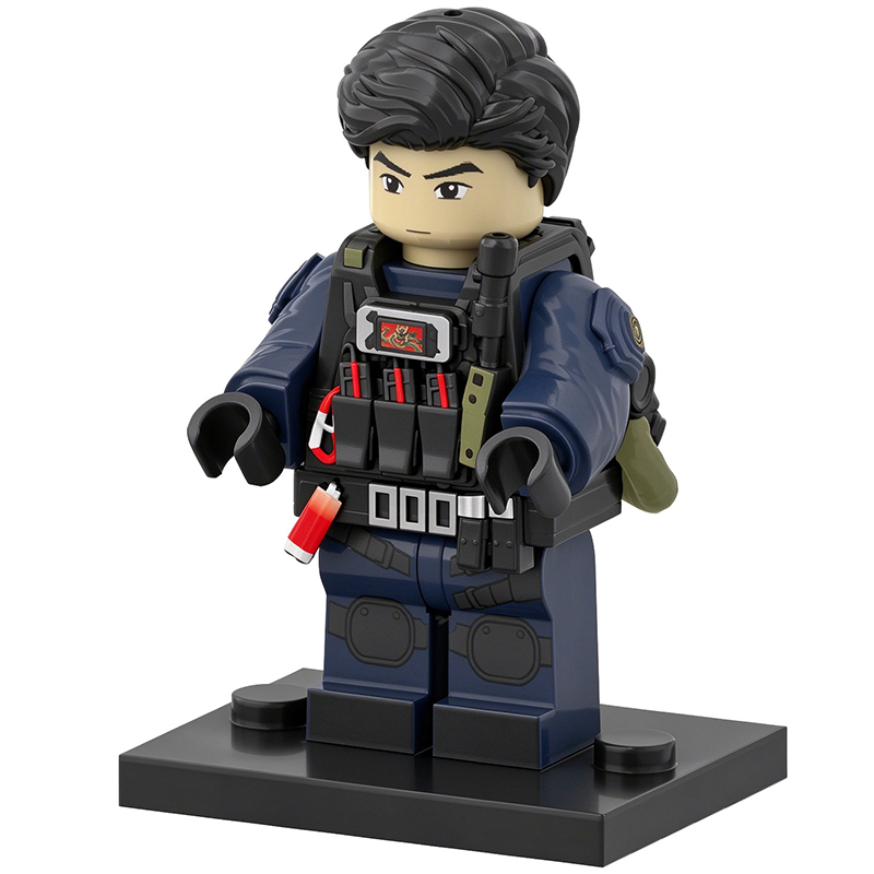 Delta Force Operations Traveler Military Dog Mai Xiaowen Minifigs Building Blocks Military Tactical K9 Soldier Children Toy Compatible Bricks 911-66
