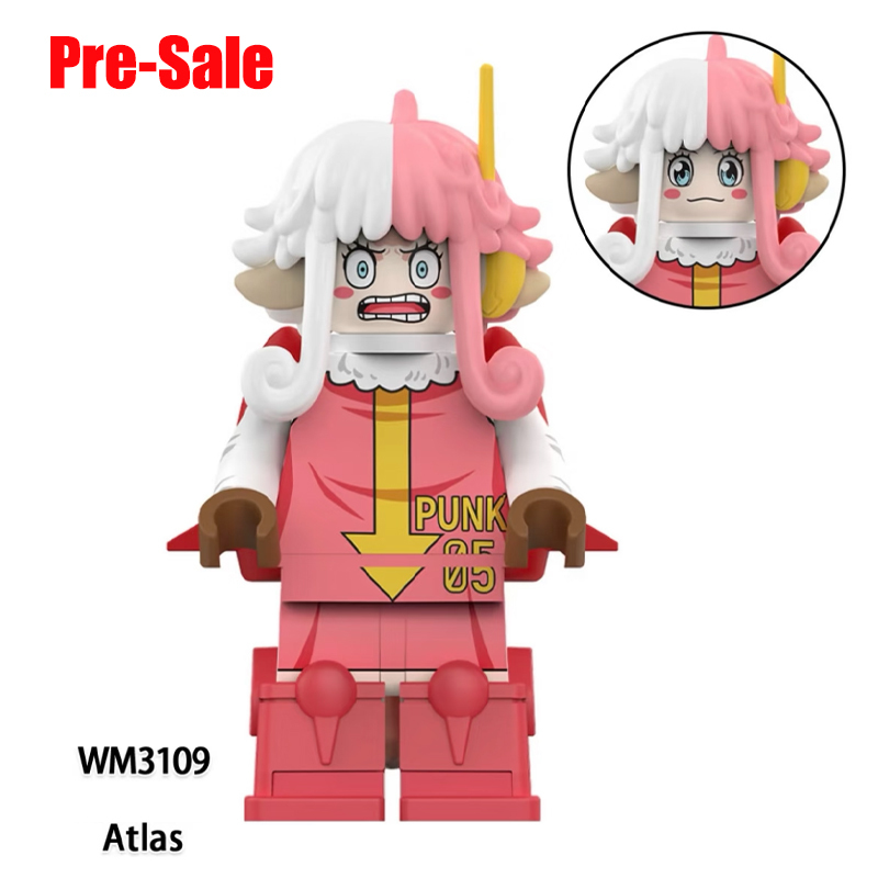 One Piece Monkey D. Luffy S-EagleKing Pacifist Building Block MinifigsSaint Gunko Nami Jewelry Bonney Toys Children Toys WM6232