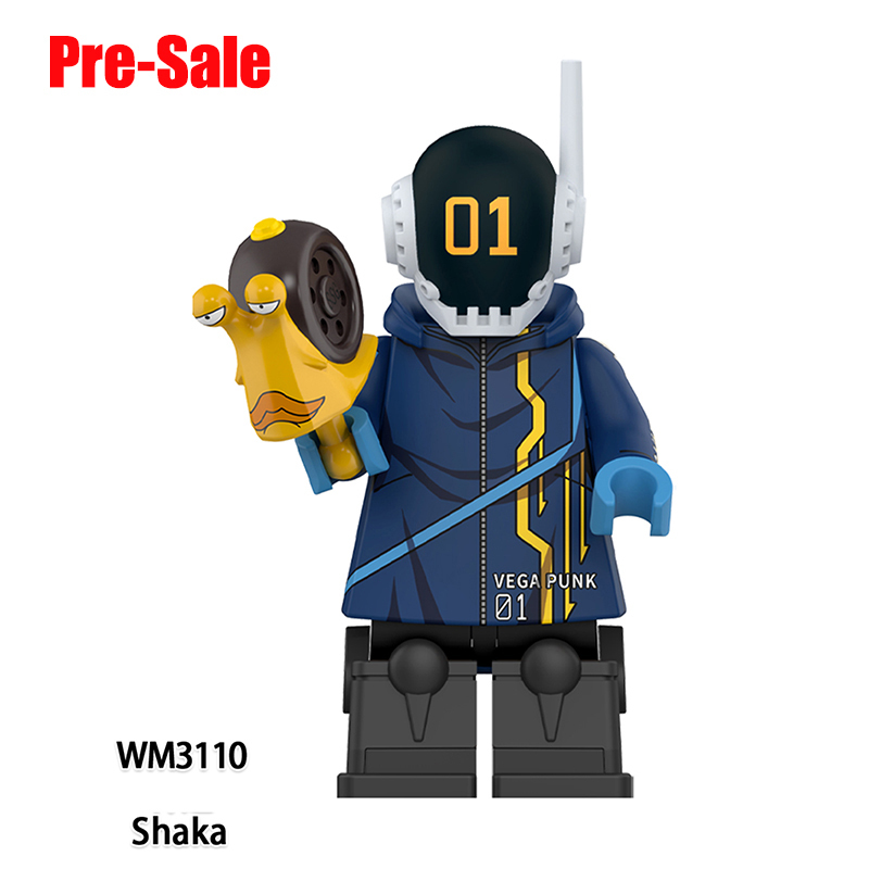 One Piece Monkey D. Luffy S-EagleKing Pacifist Building Block MinifigsSaint Gunko Nami Jewelry Bonney Toys Children Toys WM6232