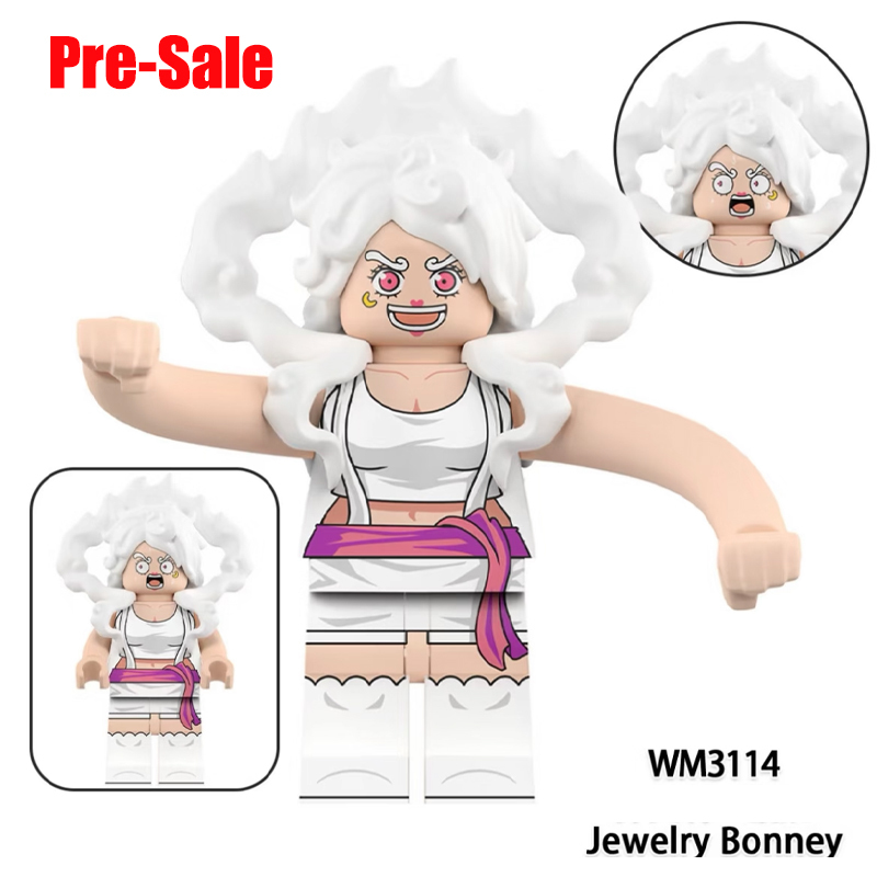 One Piece Monkey D. Luffy S-EagleKing Pacifist Building Block MinifigsSaint Gunko Nami Jewelry Bonney Toys Children Toys WM6232