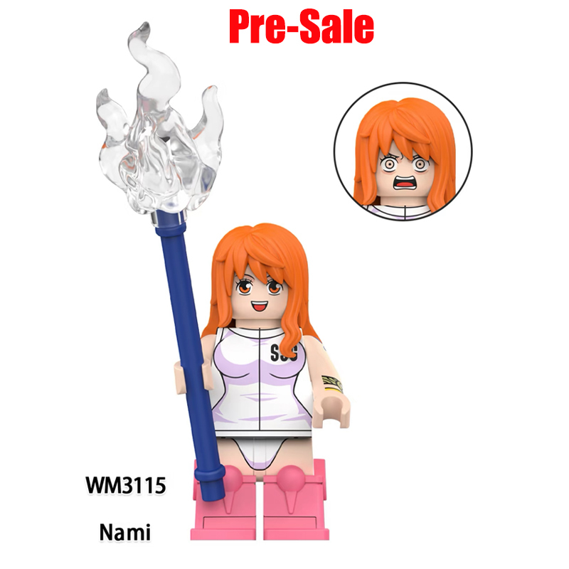 One Piece Monkey D. Luffy S-EagleKing Pacifist Building Block MinifigsSaint Gunko Nami Jewelry Bonney Toys Children Toys WM6232