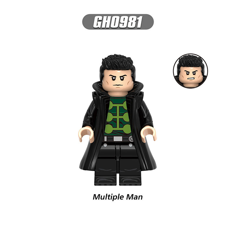 Marvel Superhero Wolverine Rogue Minifigs Building Block DC Comics Nightcrawler Magneto Compatible Toy Fans Gifts G0226