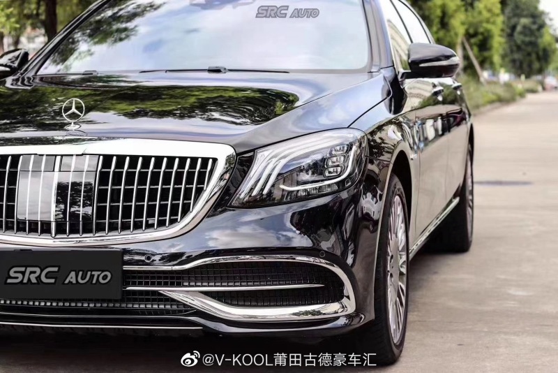 Car body kit for Mercedes benz S class W222 change to Maybach style