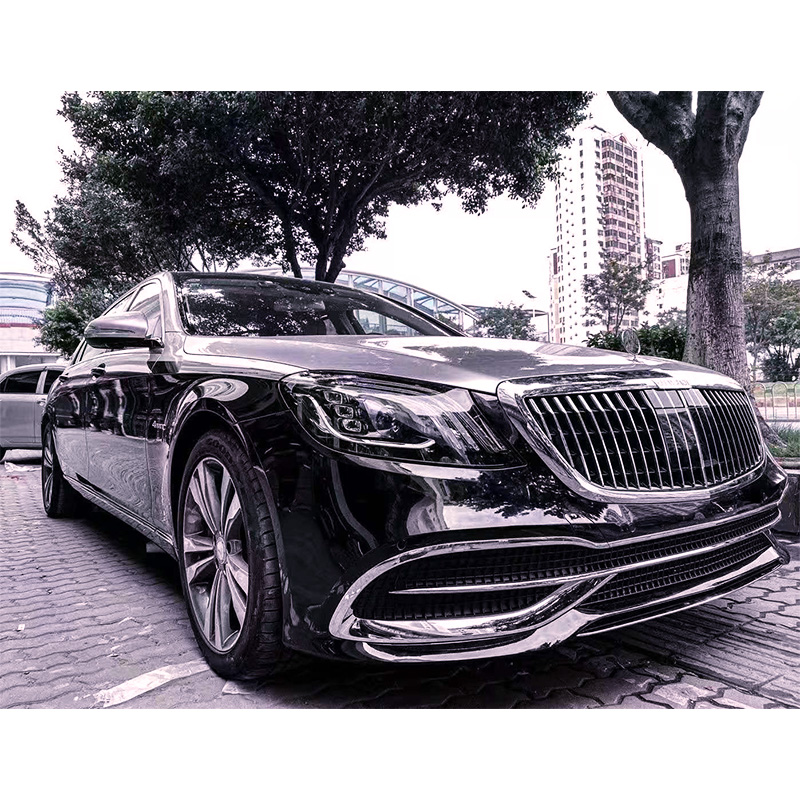 Car body kit for Mercedes benz S class W222 change to Maybach style