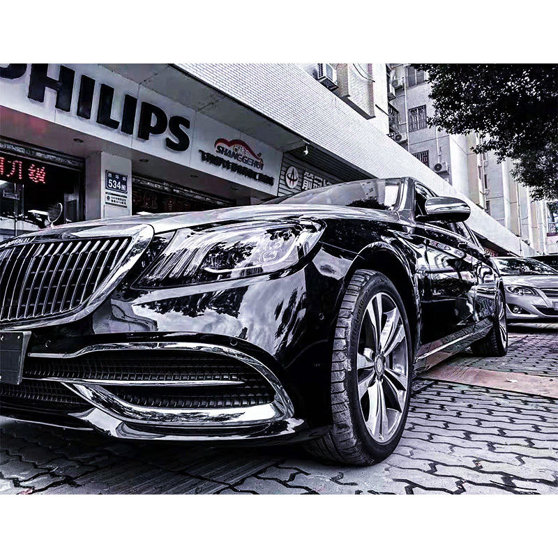 Car body kit for Mercedes benz S class W222 change to Maybach style