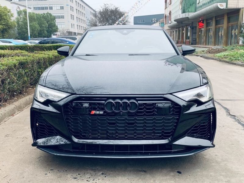 For Audi A6 2019-2020 modified to RS6 style body kit include front bumper with grille