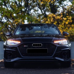 For Audi A4 2020-2021 upgrade to RS4 style body kit include front bumper with grille