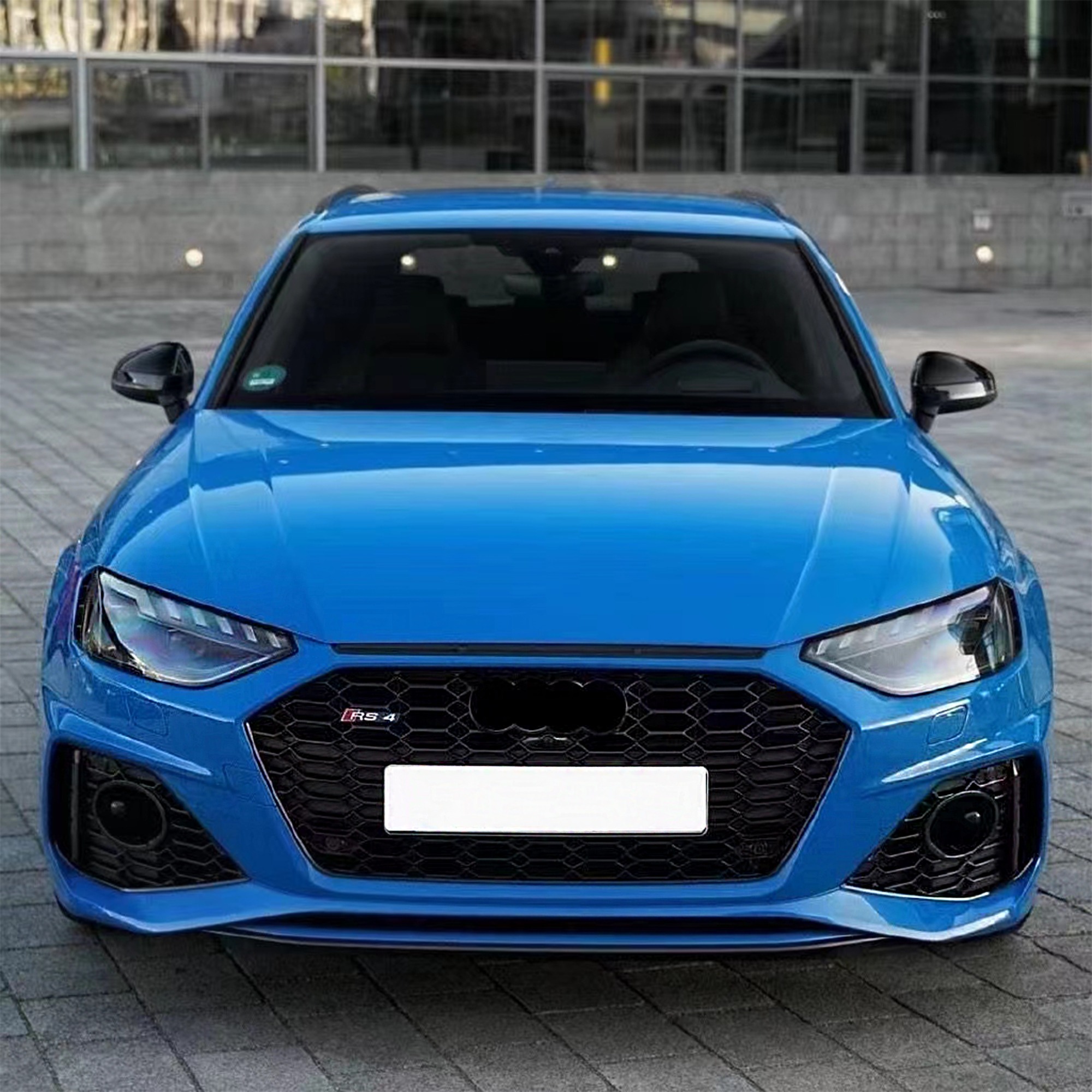 For Audi A4 2020-2021 upgrade to RS4 style body kit include front bumper with grille