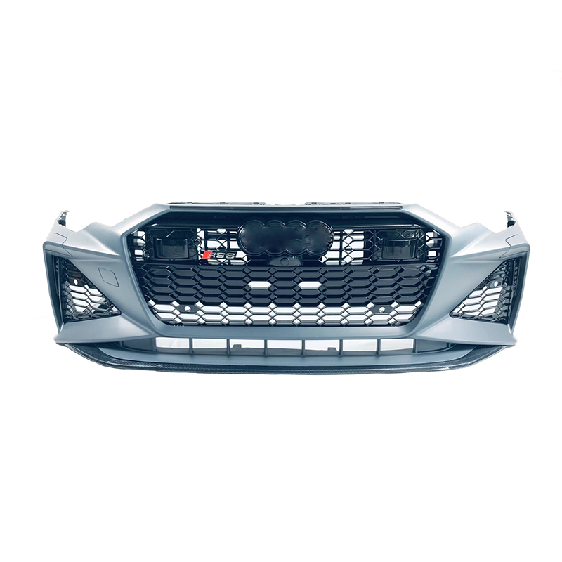 For Audi A6 2019-2020 modified to RS6 style body kit include front bumper with grille