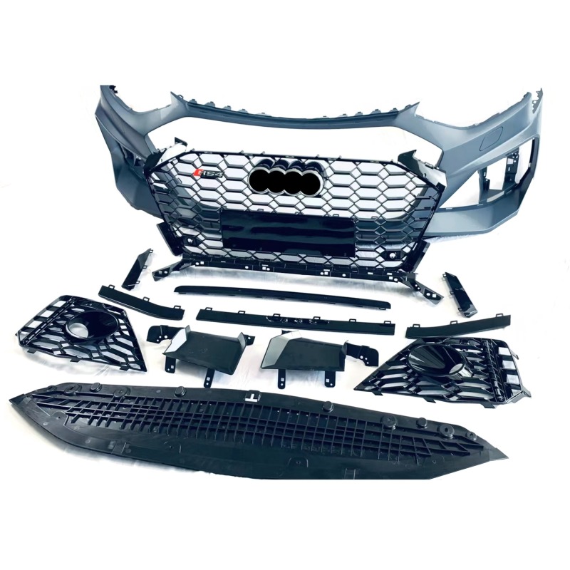 For Audi A4 2020-2021 upgrade to RS4 style body kit include front bumper with grille