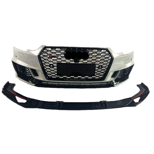 Body kit for Audi A4 2017-2019 change to RS4 include front bumper assembly with grille front lip