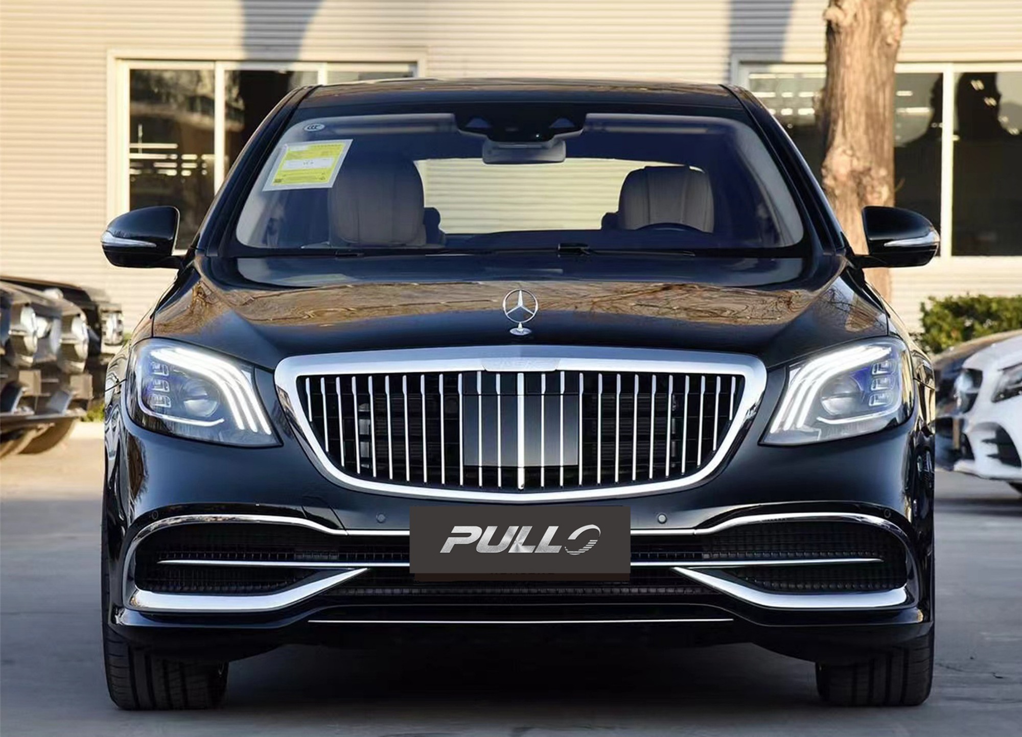 Car body kit for Mercedes benz S class W222 change to Maybach style