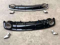 For Audi A7 2016-2018 upgrade to RS7 body kit include front bumper with grille rear diffuser