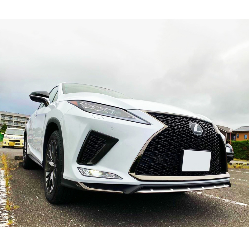 Body kit for Lexus RX 2009-2015 upgrade to 2019-2020 include front bumper with grille and 3 lens LED headlights