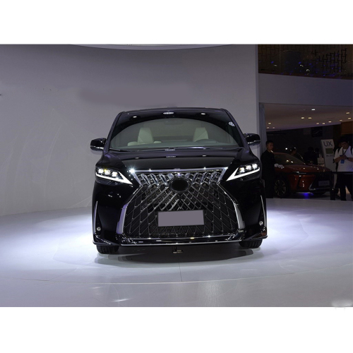 High quality car body kit for Toyota Alphard 2018-2020 upgrade to Lexus LM300 include front and rear bumper with grille headlights taillamps hood