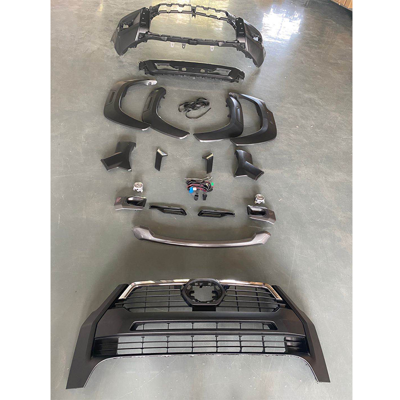 car body kits for toyota vigo hilux 2016-2018 up to Rocco model include front bumper assembly with grille