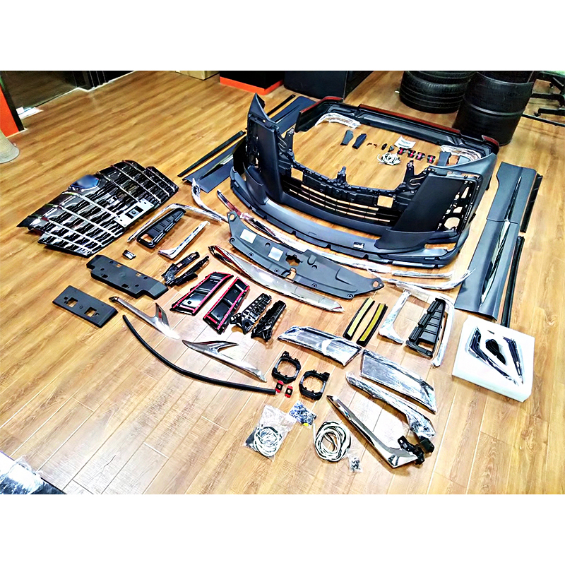 Body kits for Toyota Alphard 2015-2018 upgrade to 2019-2020 SC model include front rear bumper with grille,side skirts