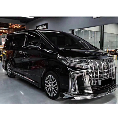 Body kits for Toyota Alphard 2015-2018 upgrade to 2019-2020 SC model include front rear bumper with grille,side skirts