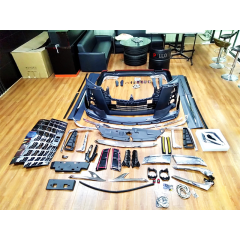 Body kits for Toyota Alphard 2015-2018 upgrade to 2019-2020 SC model include front rear bumper with grille,side skirts