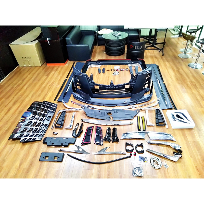 Body kits for Toyota Alphard 2015-2018 upgrade to 2019-2020 SC model include front rear bumper with grille,side skirts