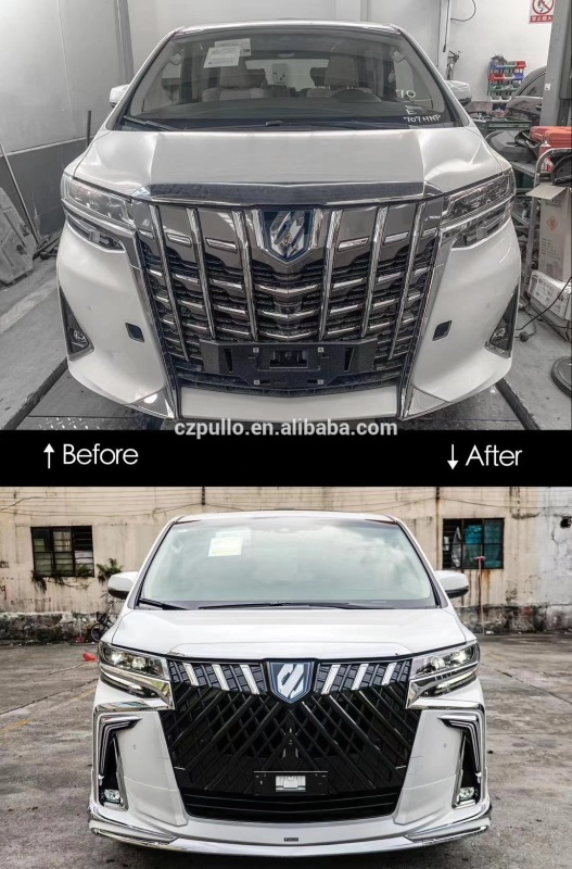 hot selling car accessories auto spare parts WALD CAR grille for TOYOTA Alphard fit on 2018-2019 year
