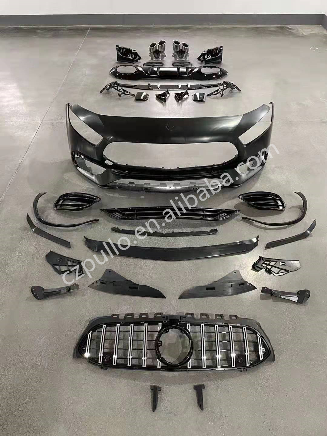 Body kit for Mercedes benz A class W177 2020-2022 upgrade to A45 AMG style