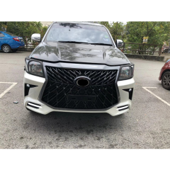 hot selling car body kit for TOYOTA 2012 VIGO upgrade LX570 facelit include front bumper assembly with grille