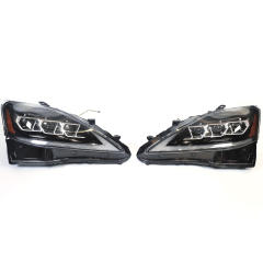 LED headlights for Lexus IS250 facelift 3 lens LED headlights 2006-2012