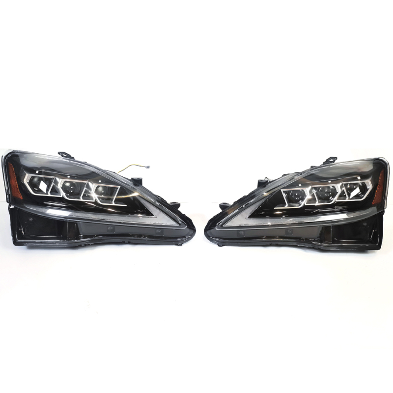 LED headlights for Lexus IS250 facelift 3 lens LED headlights 2006-2012