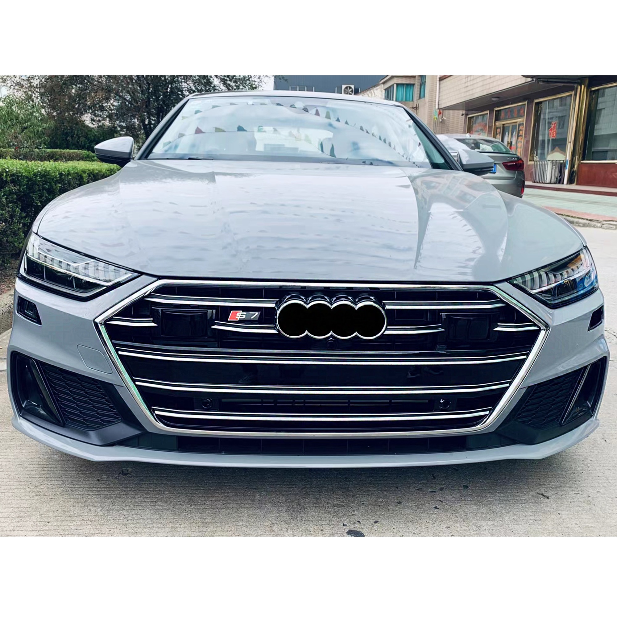 Car grille for Audi A7 S7 2019-2021 year front bumper upper grille car grille