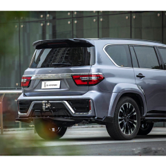 Suitable for nissan Patrol BLACK HAWK Bumper light wide modification facelift body kit Suitable for old model upgrade to 2020