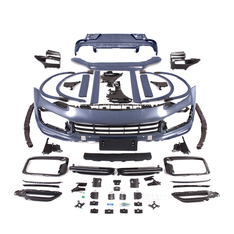 For Porsche Cayenne Coupe 2020 year modified to Turbo Coupe body kit include front and rear bumper with grille eye brown