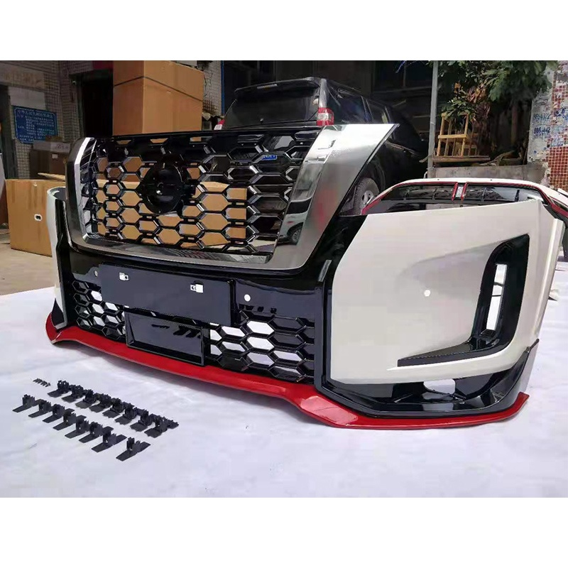 car body kits for Nissan Patrol 2010-2022 change to the new nismo model include front bumper complete with grille