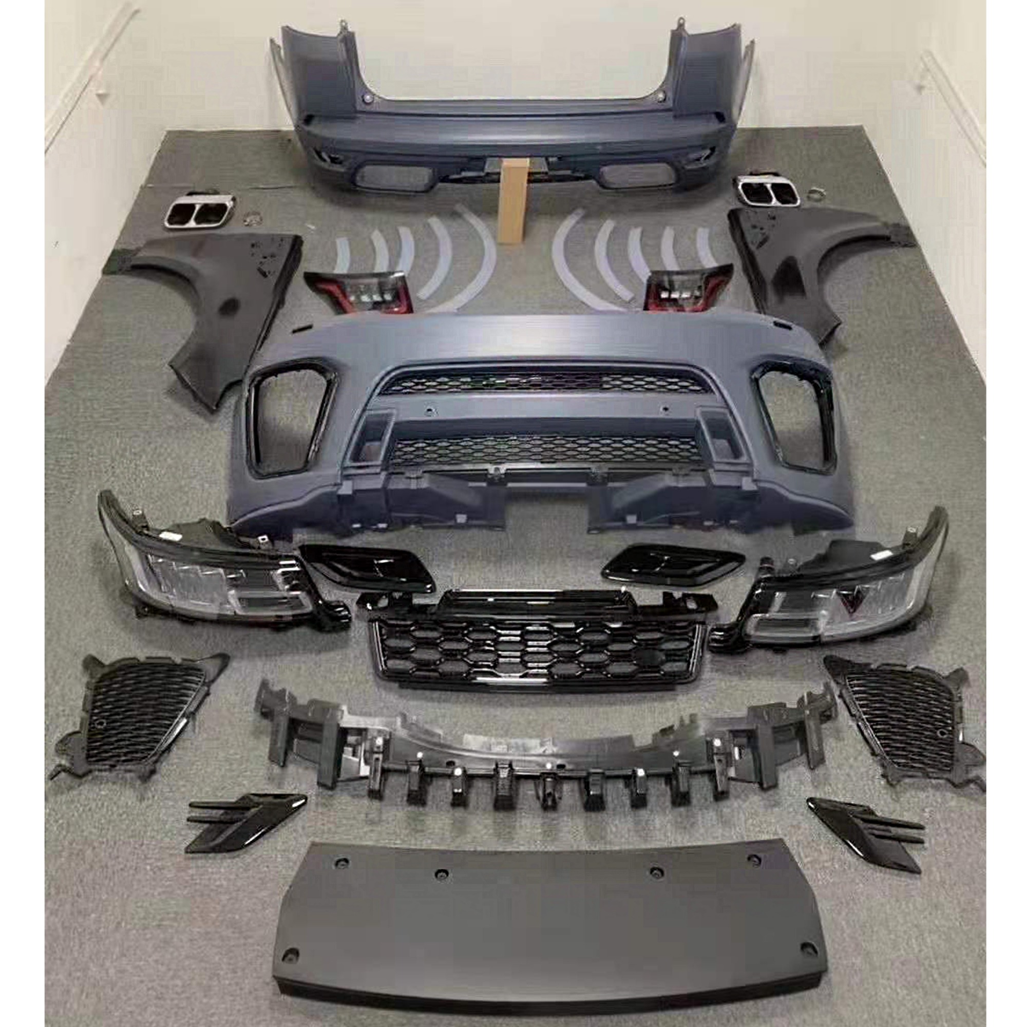 Body kit for Land Rover Range Rover Sport 2014-2017 upgrade to 2018 SVR model