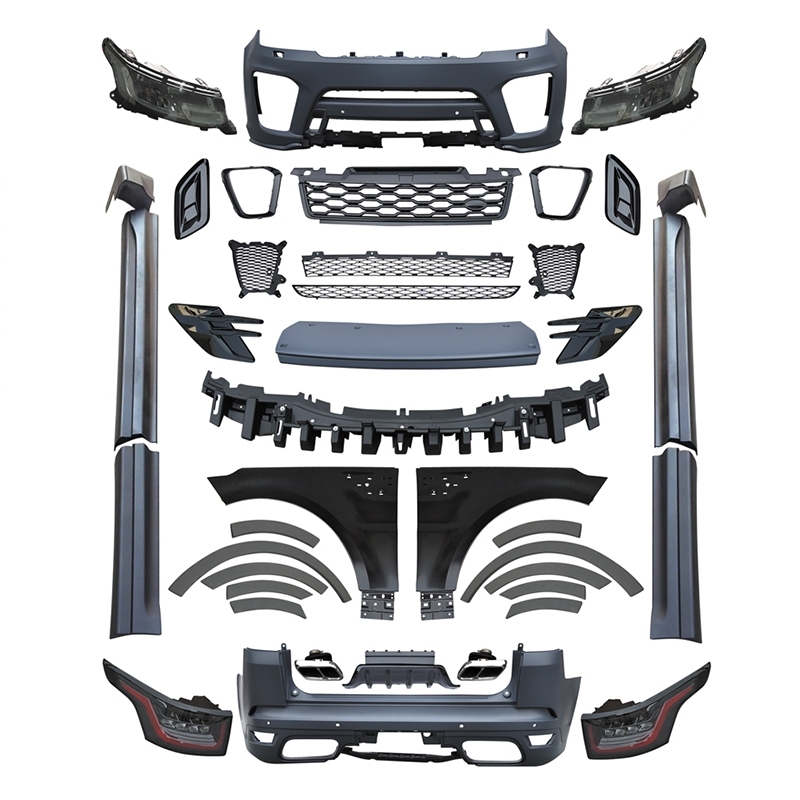 Body kit for Land Rover Range Rover Sport 2014-2017 upgrade to 2018 SVR model
