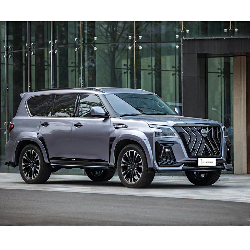 Suitable for nissan Patrol BLACK HAWK Bumper light wide modification facelift body kit Suitable for old model upgrade to 2020