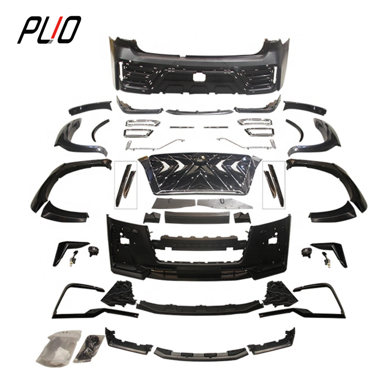 Suitable for nissan Patrol BLACK HAWK Bumper light wide modification facelift body kit Suitable for old model upgrade to 2020