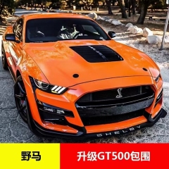Body kit for Ford Mustang 2018-2020 upgrade to GT500 shelby include front and rear bumper side skirt front lip rear diffuser