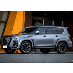 Suitable for nissan Patrol BLACK HAWK Bumper light wide modification facelift body kit Suitable for old model upgrade to 2020